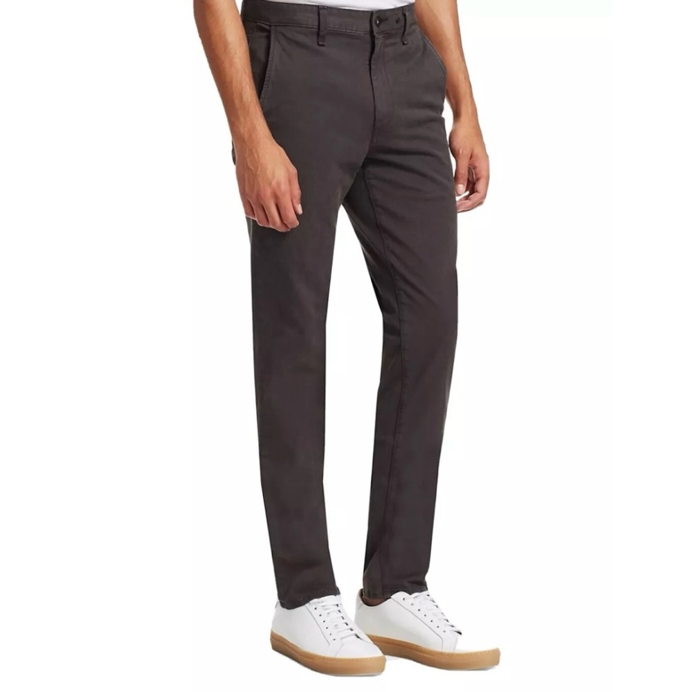 Men’s • Rag & Bone Fit 2 Mid Rise Stretch Cotton Slim Classic Chino Grey Pants